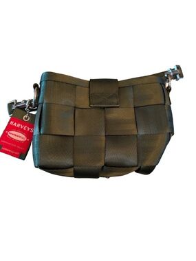 Original Harvey’s Seatbelt Green Mini Tote Bag (8” x 6” x 2”)